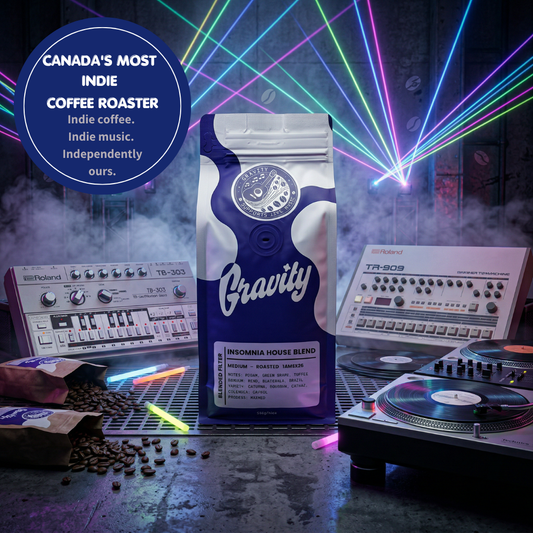 Insomnia House Blend - Medium Roast - Filter Blend. An electrifying homage to Faithless lead singer Maxi Jazz and DJ Pete Tong.