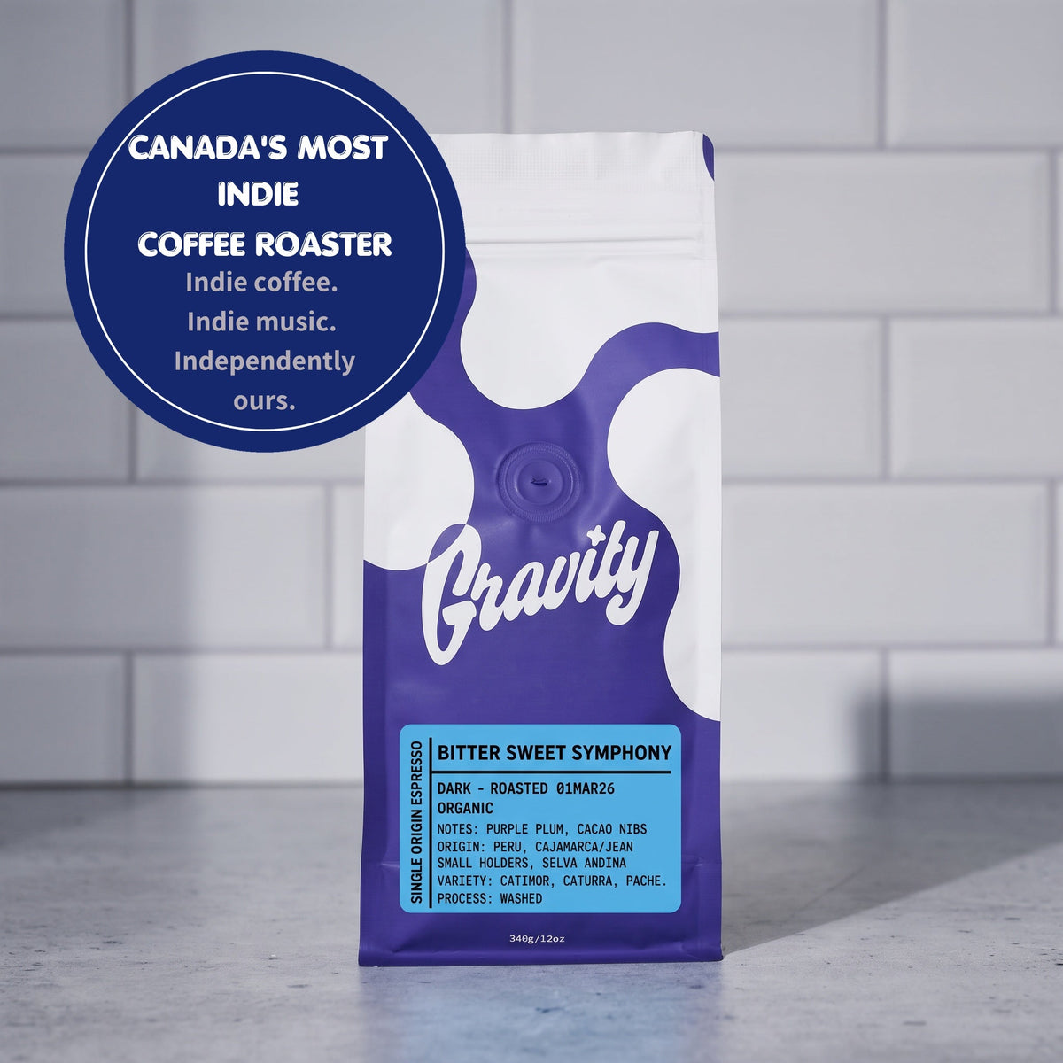 Bitter Sweet Symphony - Dark Roast Single Origin Espresso - Gravity Coffee, Canada's Most Indie Coffee Roaster