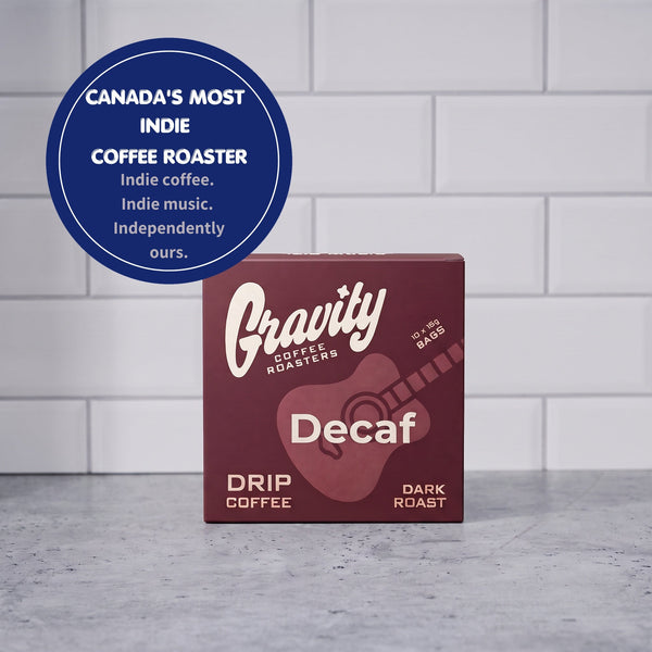 Drip Coffee Box - Decaf - Gravity Coffee, Canada's Most Indie Coffee Roaster