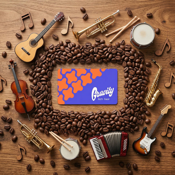 Gravity Coffee e-gift card – redeemable online at gravitycalgary.com for coffee bean purchases
