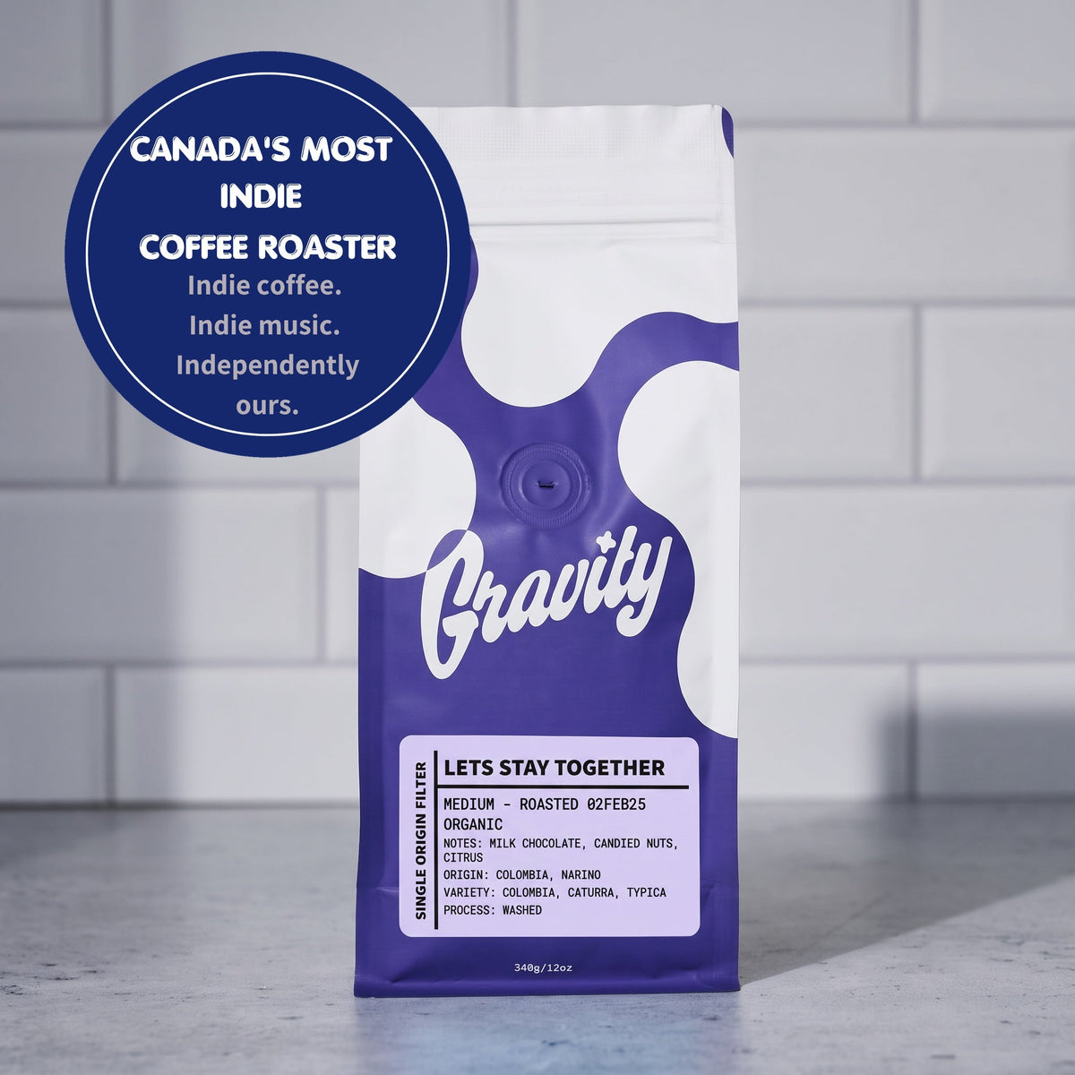 Let's Stay Together - Medium Roast Single Origin Filter - Gravity Coffee, Canada's Most Indie Coffee Roaster
