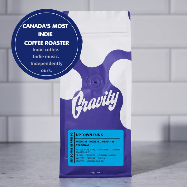 Uptown Funk - Medium Roast Espresso Blend - Gravity Coffee, Canada's Most Indie Coffee Roaster